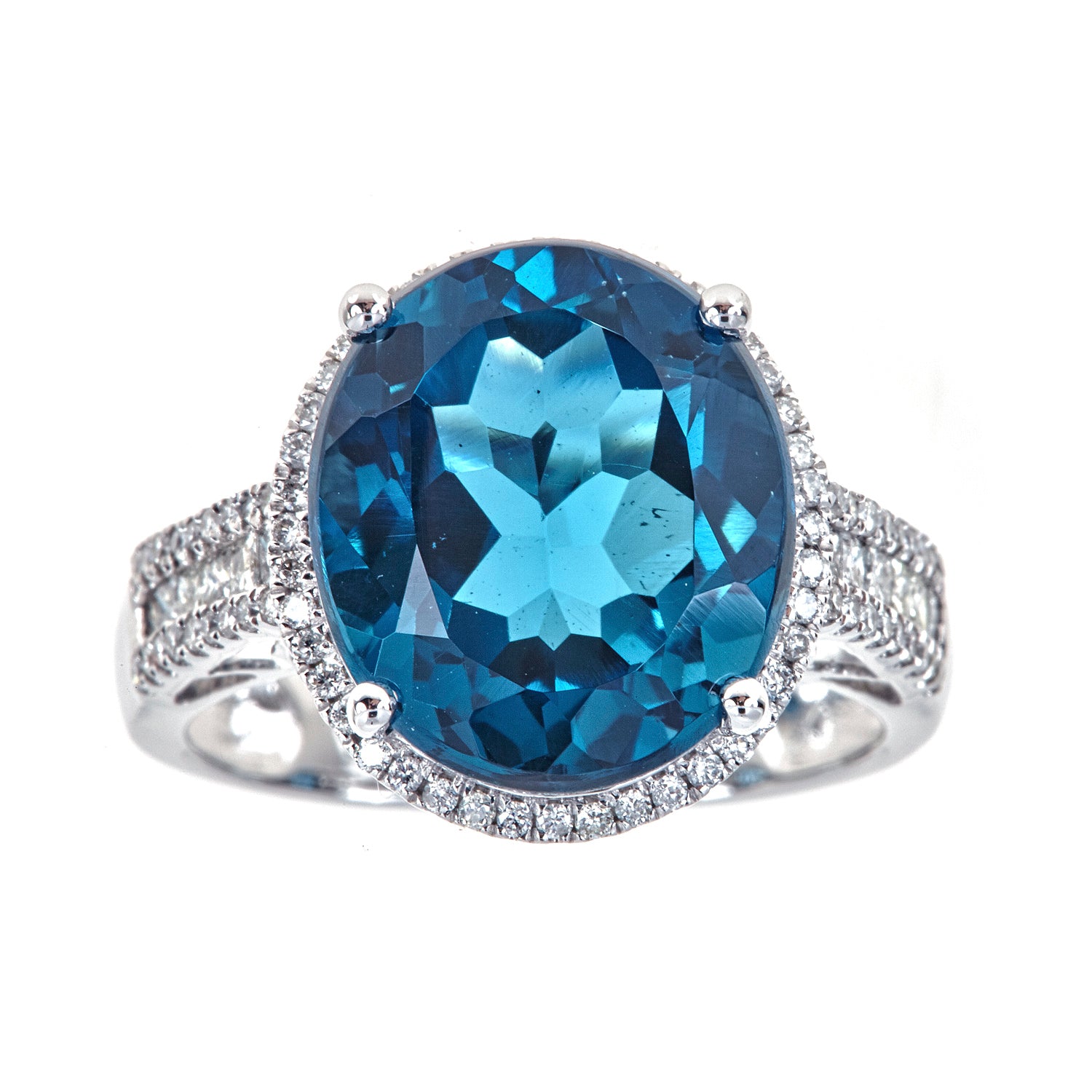 【ファッション通販】の商品をすべて 14KW LONDON BLUE TOPAZ AND DIAMOND RING – cirari アクセサリー